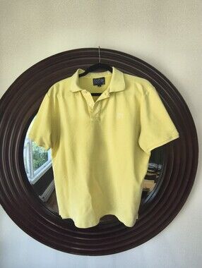 Kiel James Patrick Yellow Men's Medium Polo Shirt - Short Sleeve